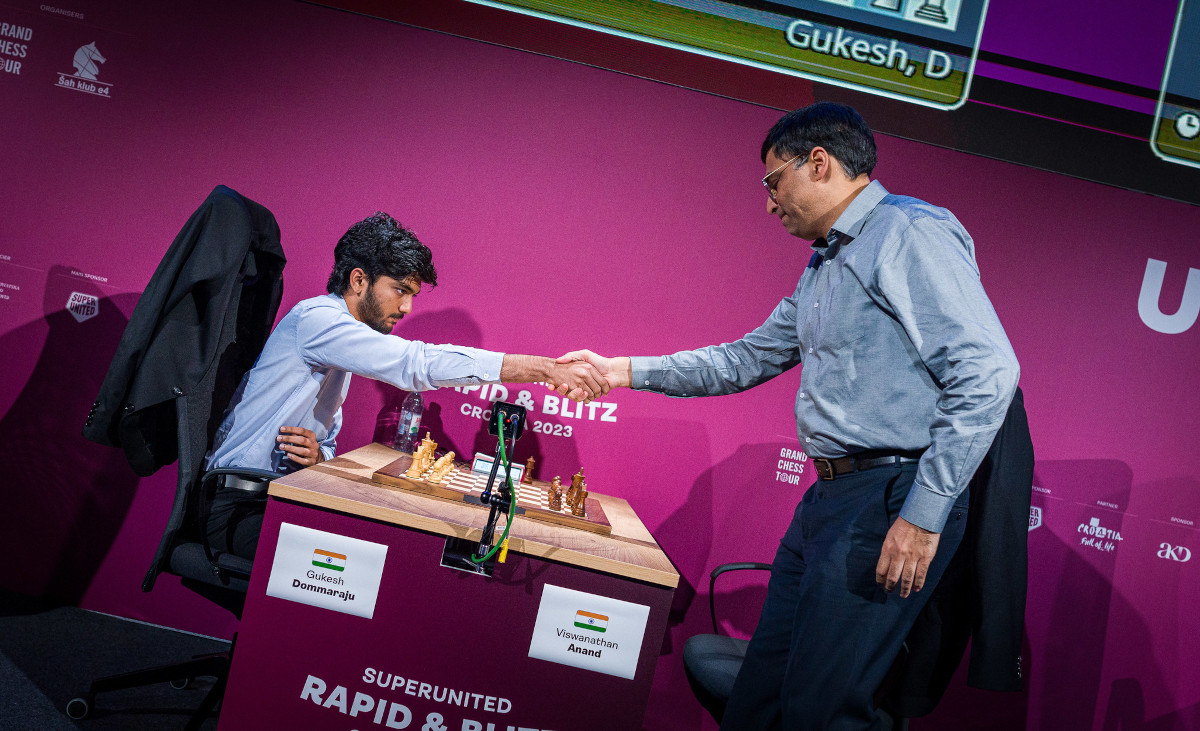 Dommaraju Gukesh, Viswanathan Anand